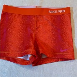 Nike pro booty shorts